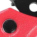 Front Rear Brake Caliper Bracket Kit - Czerwony zacisk hamulcowy do hamulców tarczowych