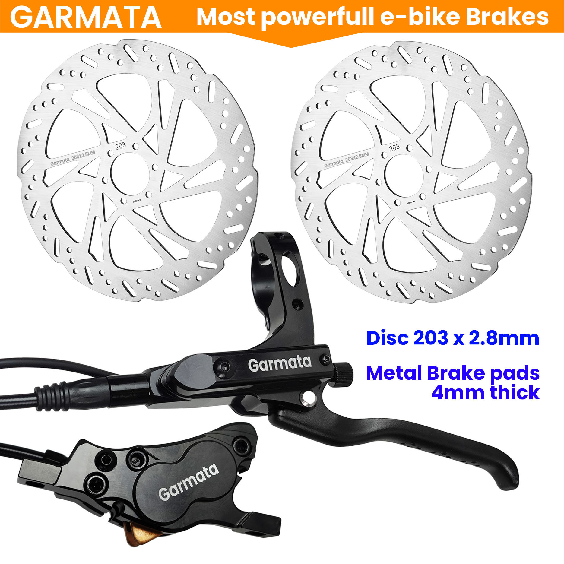 Olejowe hamulce rowerowe Garma – Motorcycle Brake Pads recenzja i cena