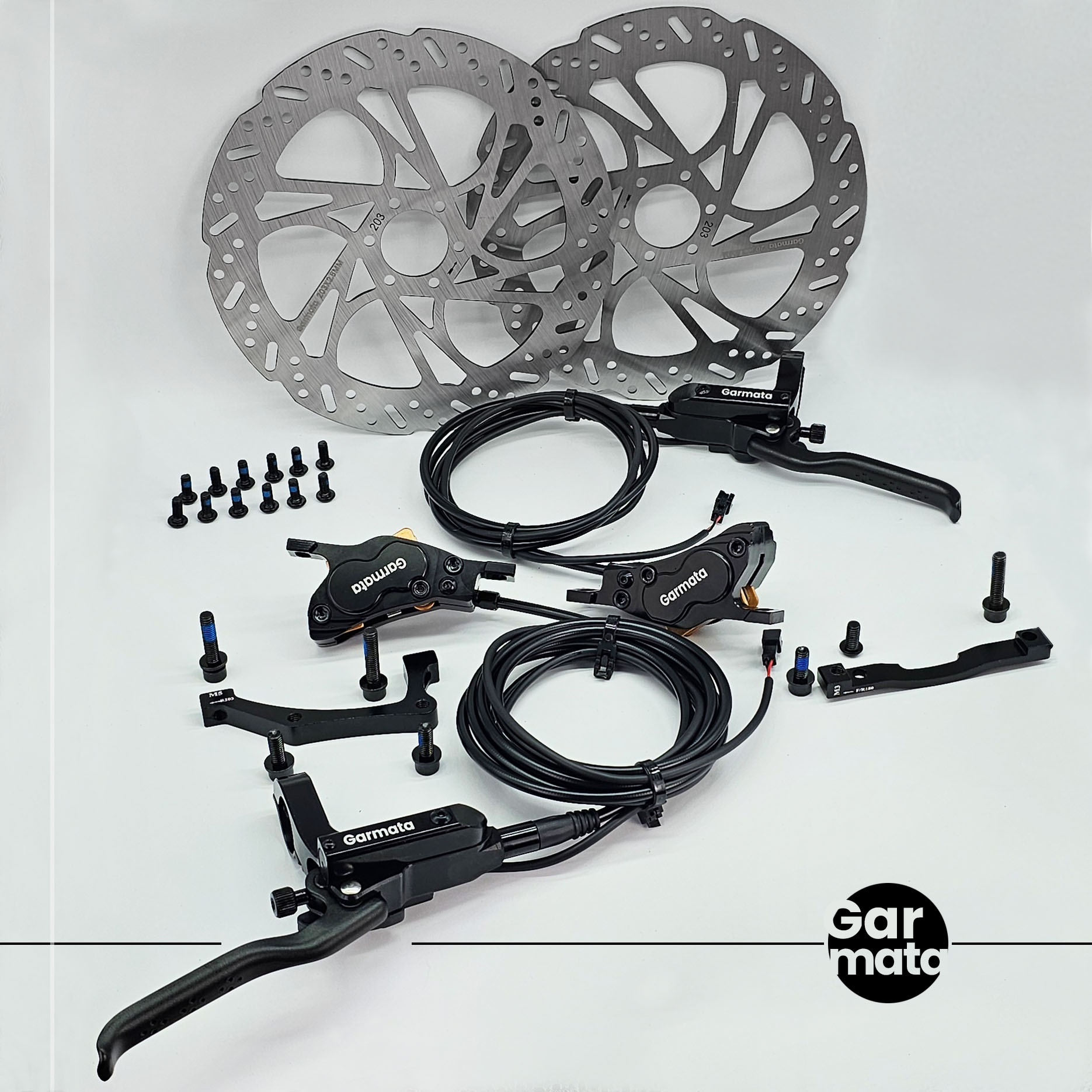 Olejowe hamulce rowerowe Garma – Motorcycle Brake Pads recenzja i cena